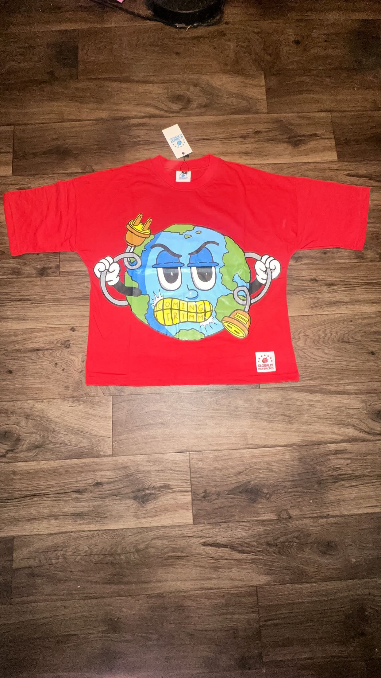 “Coming TRIMM” Boxy style heavyweight Tshirts