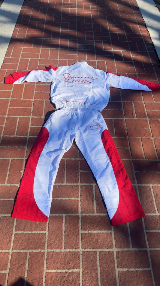 “Diverse Dresser” Windbreaker Set (RED)